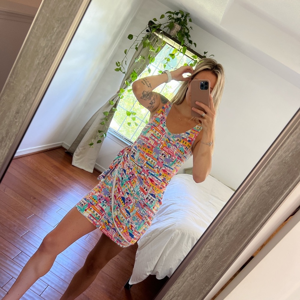 Vintage Ken Done mini dress
